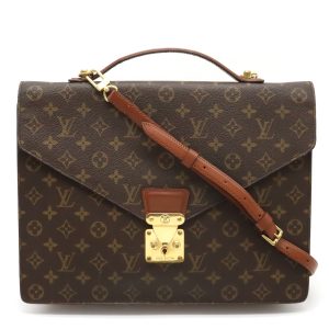 22380434 1 Louis Vuitton Sun Crew Shoulder Bag Monogram Brown