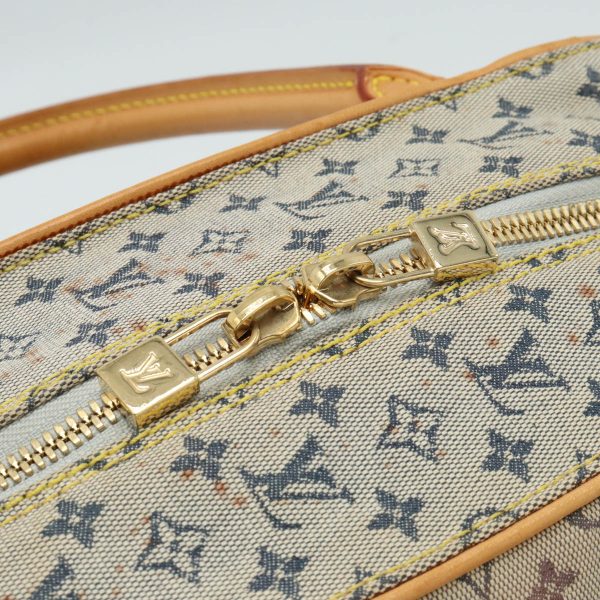 22380721 9 LOUIS VUITTON Marie Boston Handbag Blue