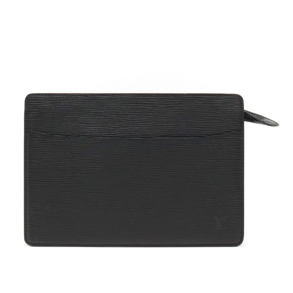 22380859 1 LOUIS VUITTON Pochette Homme Clutch Bag Epi Black