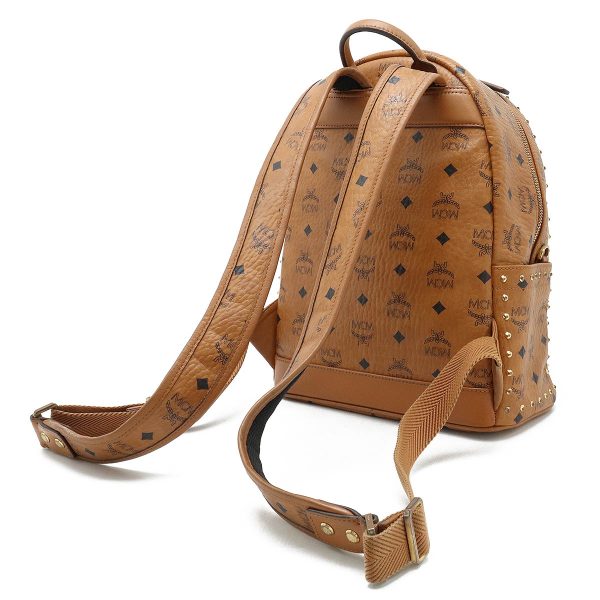 22381136 2 MCM Logogram Visetos Backpack Cognac