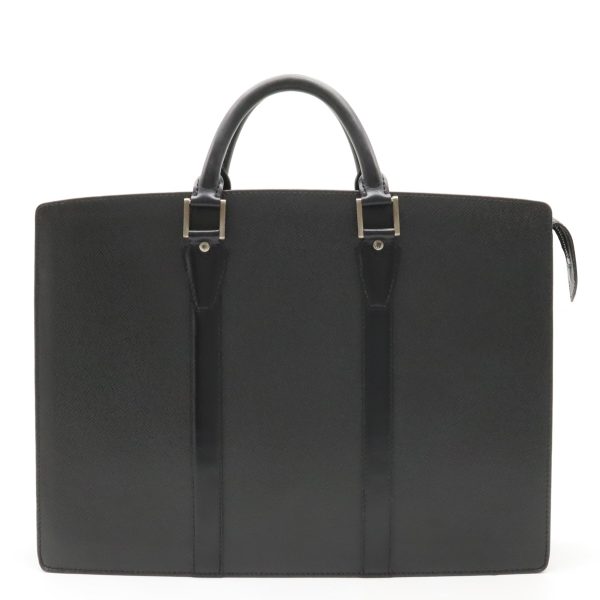 22381176 1 LOUIS VUITTON Taiga Porte de Cumin Rosin briefcase business bag Ardoise black