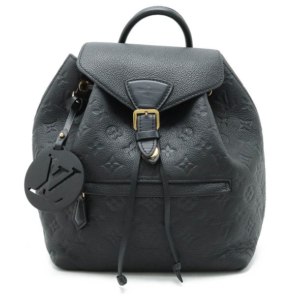 22390517 1 LOUIS VUITTON Montsouris PM Backpack Monogram Empreinte Black