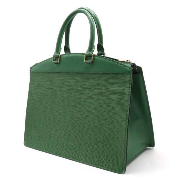 22390607 2 LOUIS VUITTON Riviera Handbag Epi Green