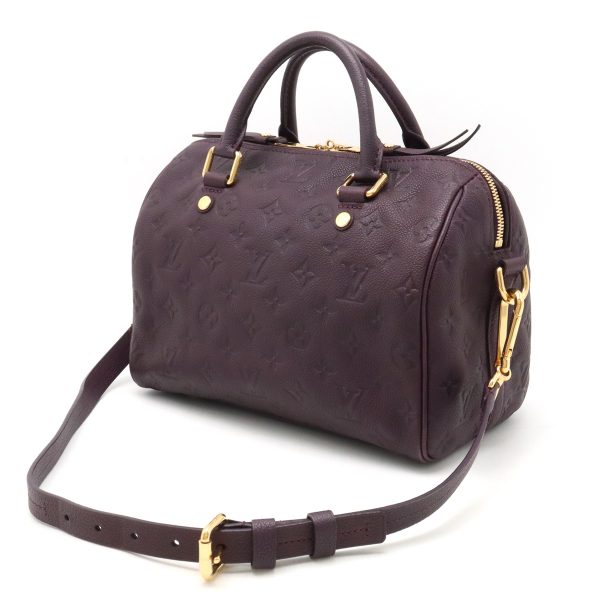 22400520 2 LOUIS VUITTON Speedy Bandouliere 25 2WAY Shoulder Bag Orb Purple