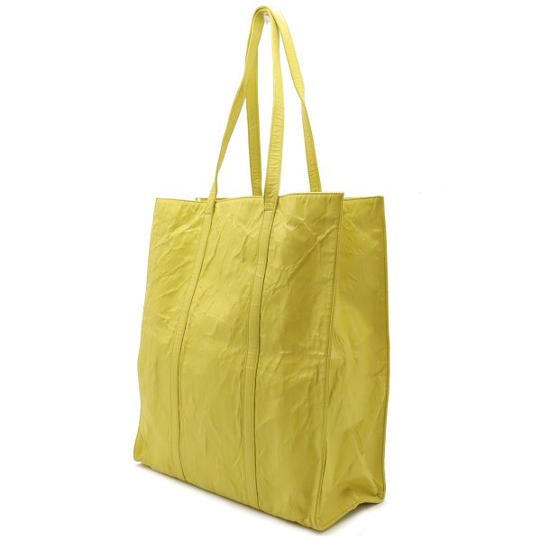 22400623 2 Prada Tote Shoulder Bag Wrinkled Nappa Antique Yellow