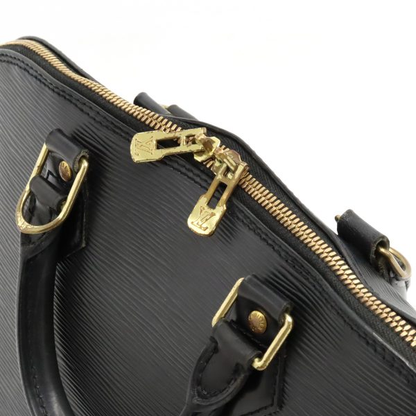 22401047 7 LOUIS VUITTON Alma Handbag Epi Black