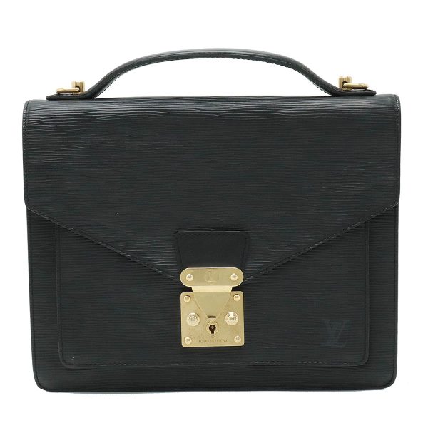 22401051 1 LOUIS VUITTON Monceau Epi Black