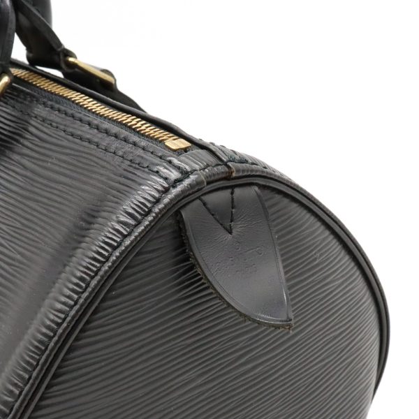 22401057 8 LOUIS VUITTON Speedy 30 Handbag Epi Black