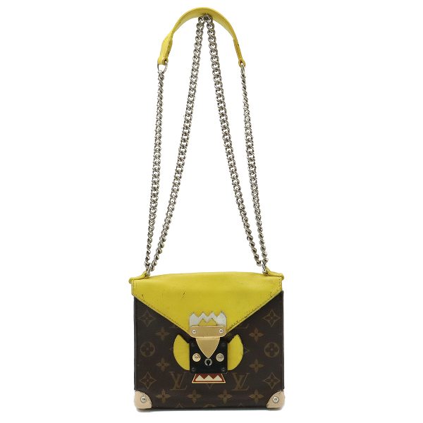 22401179 1 LOUIS VUITTON Pochette Mask PM Shoulder Bag Monogram Yellow