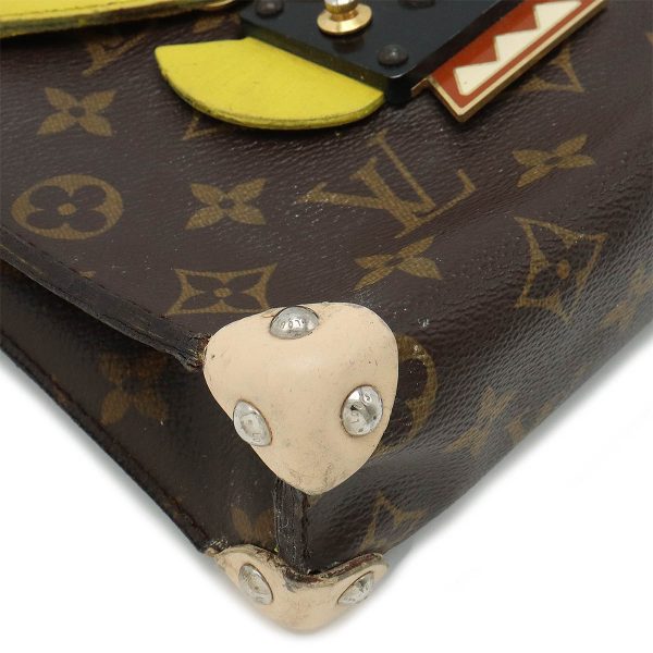 22401179 3 LOUIS VUITTON Pochette Mask PM Shoulder Bag Monogram Yellow