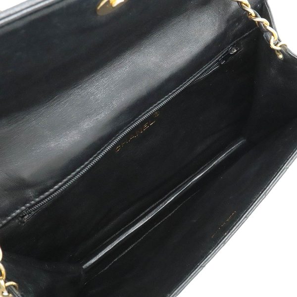 22401213 5 Chanel Matelasse Chain Shoulder Bag Black