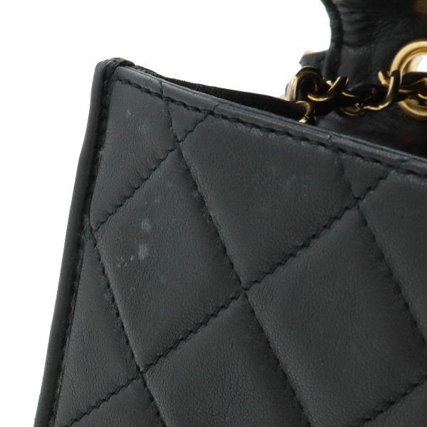 22401213 9 Chanel Matelasse Chain Shoulder Bag Black