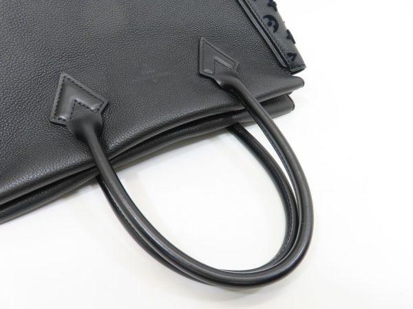 2240402875 04 Saint Laurent Leather Black Baby Cabas 2WAY Bag