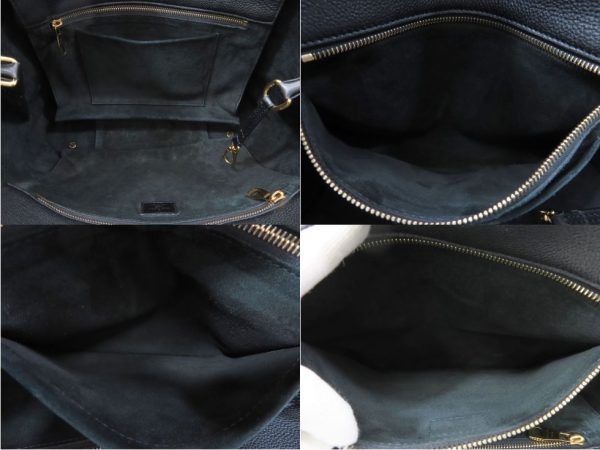 2240402875 06 Saint Laurent Leather Black Baby Cabas 2WAY Bag