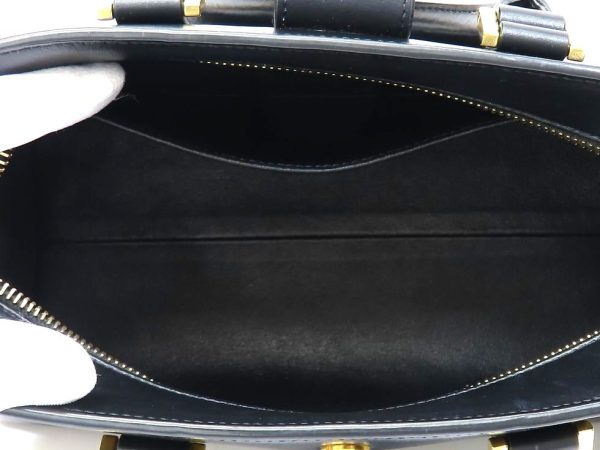 2240600314 31 Saint Laurent Leather Baby Cabas 2way Bag Black