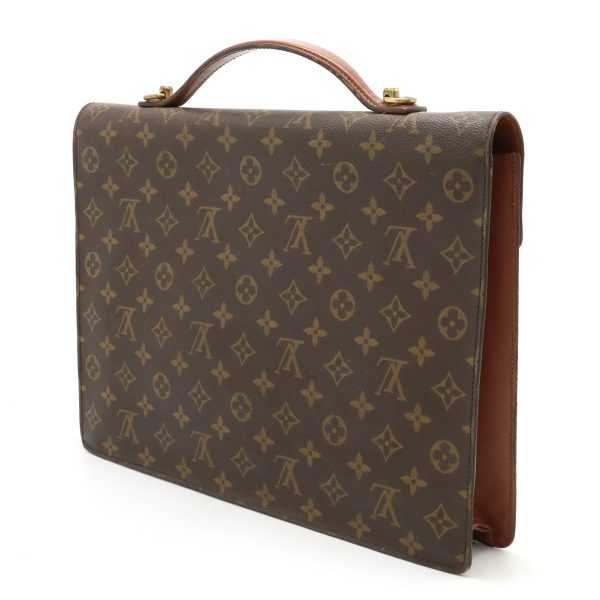 22410785 2 LOUIS VUITTON Porte de Cuman Bandouliere Briefcase Monogram