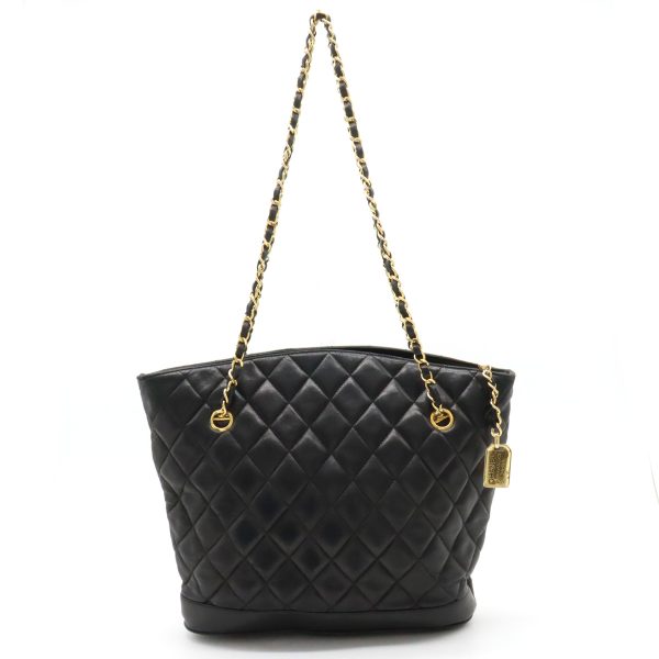 22410815 1 Chanel Matelasse Tote Bag Black