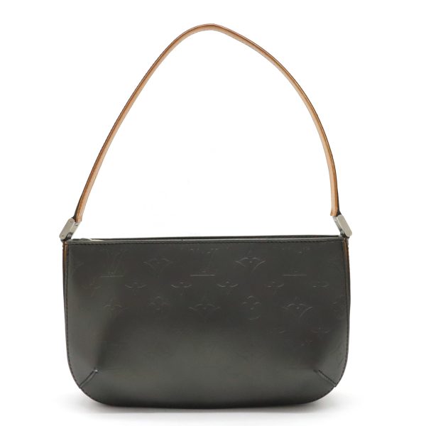 22410878 1 LOUIS VUITTON Matte Fowler Shoulder Bag Monogram Black