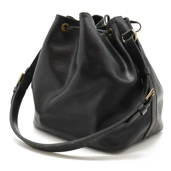 22411148 2 LOUIS VUITTON Petit Noe Drawstring Bag Epi Black