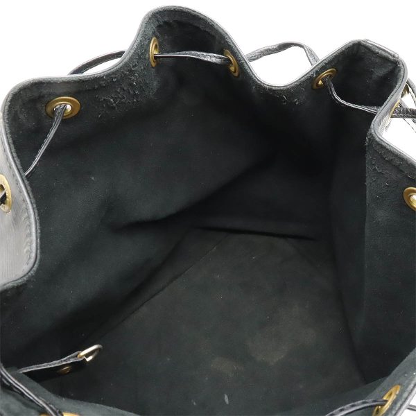 22411148 5 LOUIS VUITTON Petit Noe Drawstring Bag Epi Black