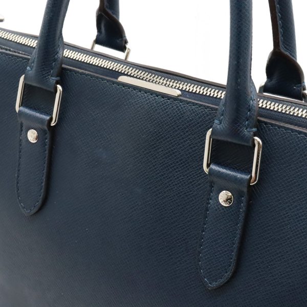 22420446 8 LOUIS VUITTON Anton Briefcase 2WAY Taiga Navy