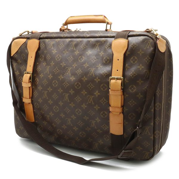 22431014 2 Louis Vuitton Monogram Satellite 53 Shoulder Brown