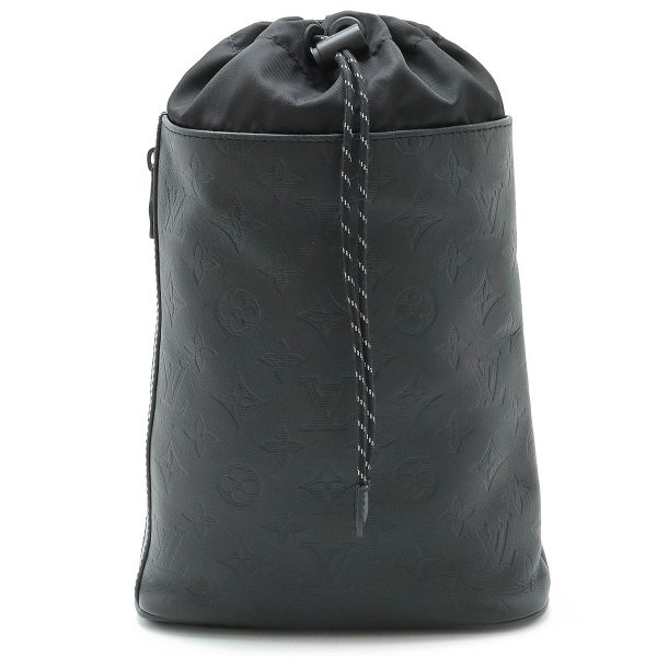 22431049 1 Louis Vuitton Shadow Chalk Body Shoulder Bag Black