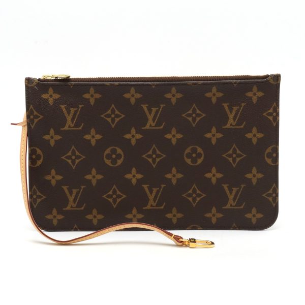 22440069 1 Louis Vuitton Neverfull MM Multi Pouch Fuchsia