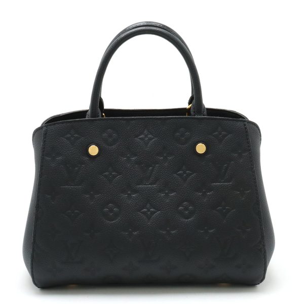 22440365 1 Louis Vuitton Montaigne BB Handbag Noir Black