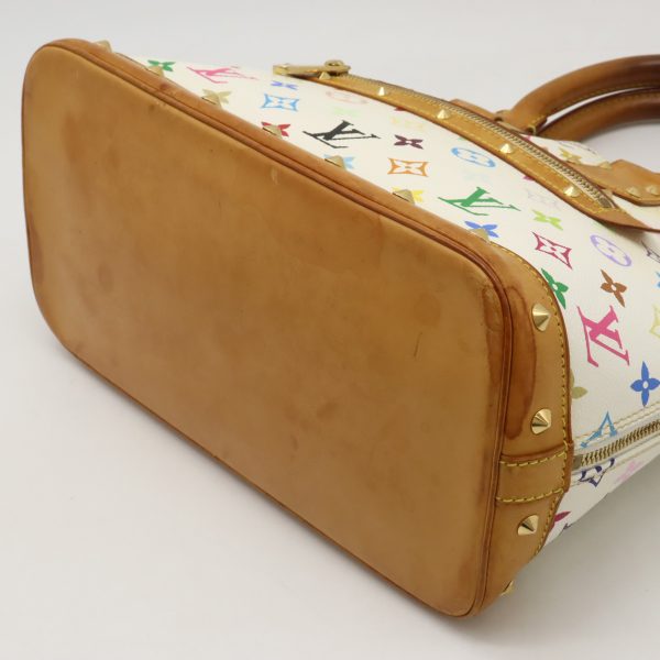 22440378 3 LOUIS VUITTON Multicolor Alma Handbag Monogram White