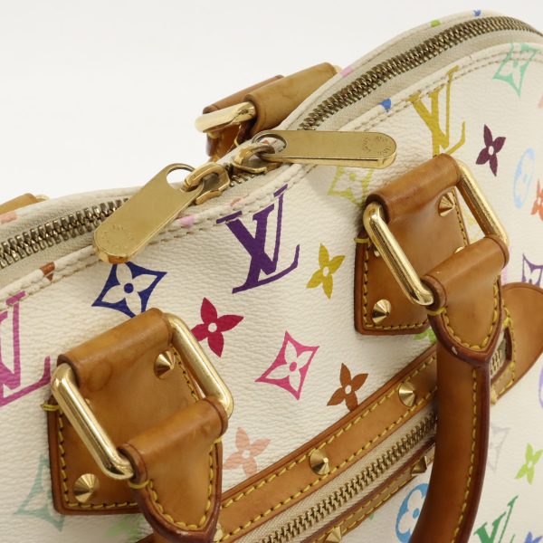 22440378 5 LOUIS VUITTON Multicolor Alma Handbag Monogram White