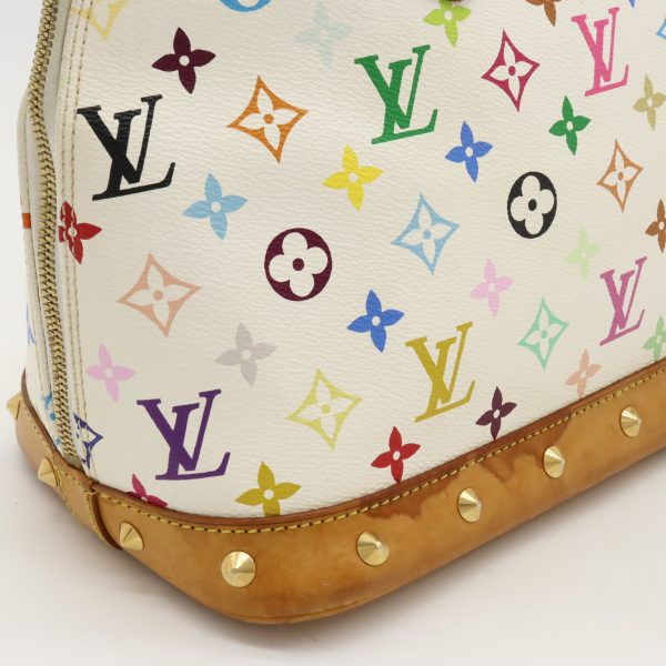 22440378 8 LOUIS VUITTON Multicolor Alma Handbag Monogram White