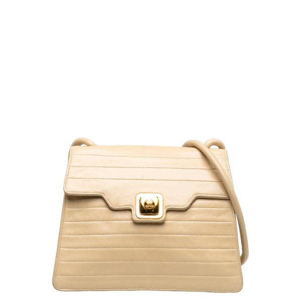 228 39875 1 CHANEL Cocomark Crossbody Shoulder Bag Beige