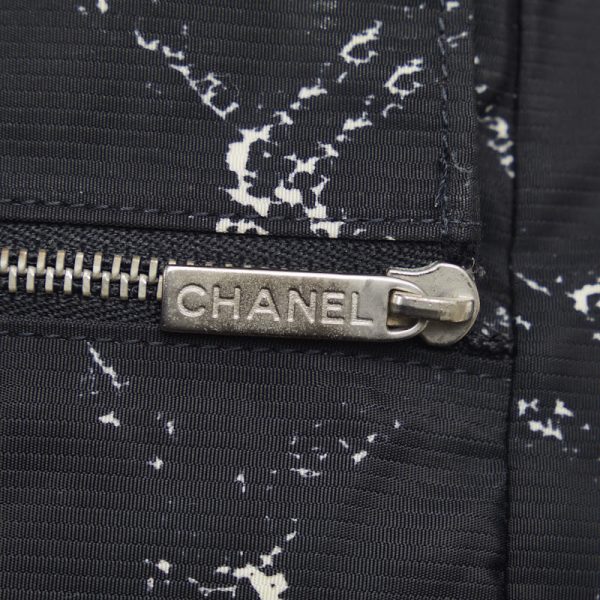 228 39920 5 Chanel Travel Line Body Bag Waist Bag Black