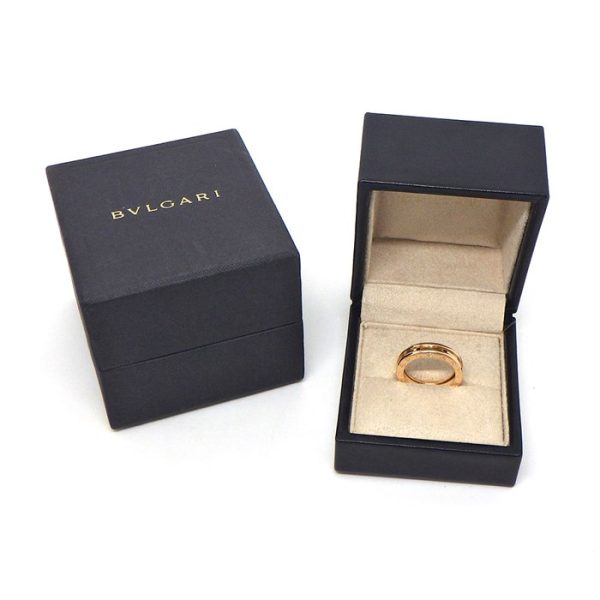 228221 8 BVLGARI Band Pink Gold Ring