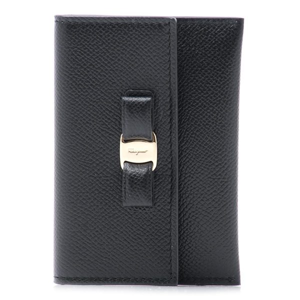 22d15502 Ferragamo Card Case Nero