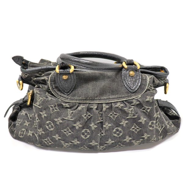 23 10015 2 Louis Vuitton Neocavy Mm Bag Denim Black