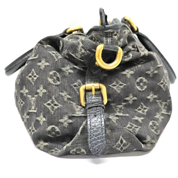 23 10015 3 Louis Vuitton Neocavy Mm Bag Denim Black