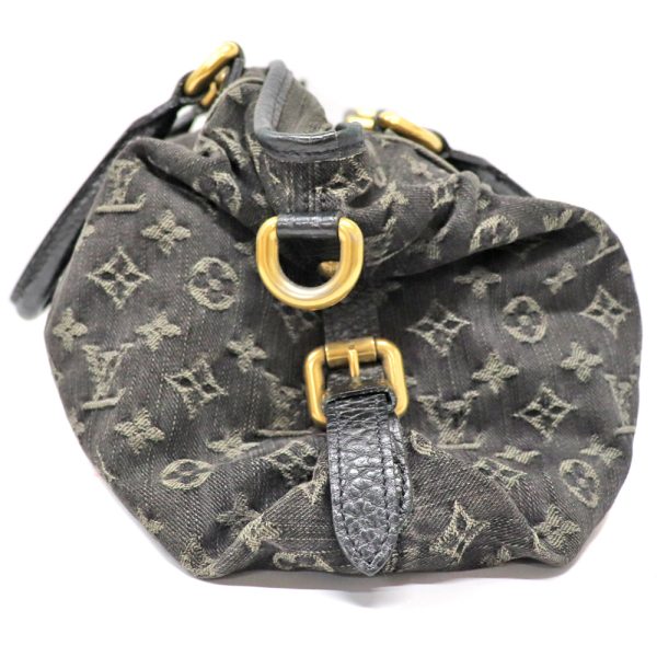 23 10015 4 Louis Vuitton Neocavy Mm Bag Denim Black