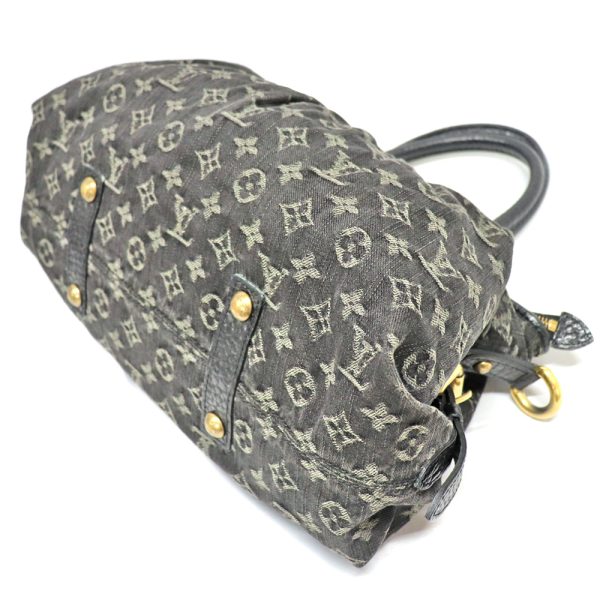 23 10015 6 Louis Vuitton Neocavy Mm Bag Denim Black