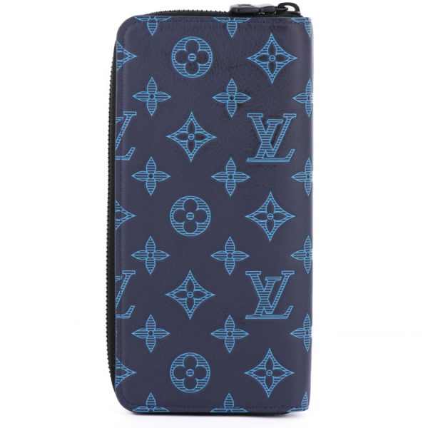 23 3778 03 Louis Vuitton Zippy Wallet Vertical Navy