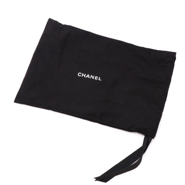 23 4366 12 Chanel Camellia Shoulder Bag Black