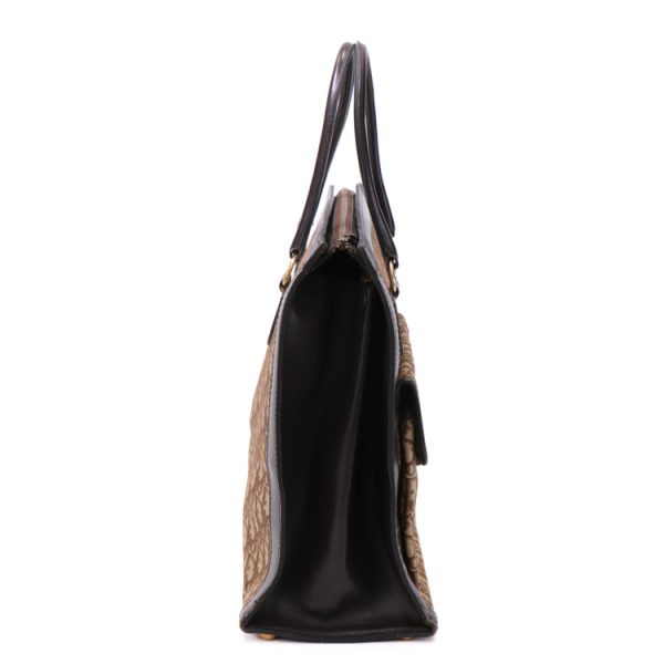 23 4890 05 Christian Dior Trotter Vintage Handbag Brown