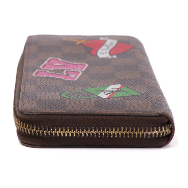 23 4913 05 Louis Vuitton Portefeuille Clemence Wallet Damier Ebene Brown