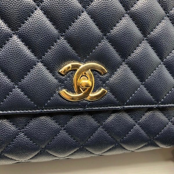 2300039089280 8 CHANEL Coco Handle Caviar Skin Handbag