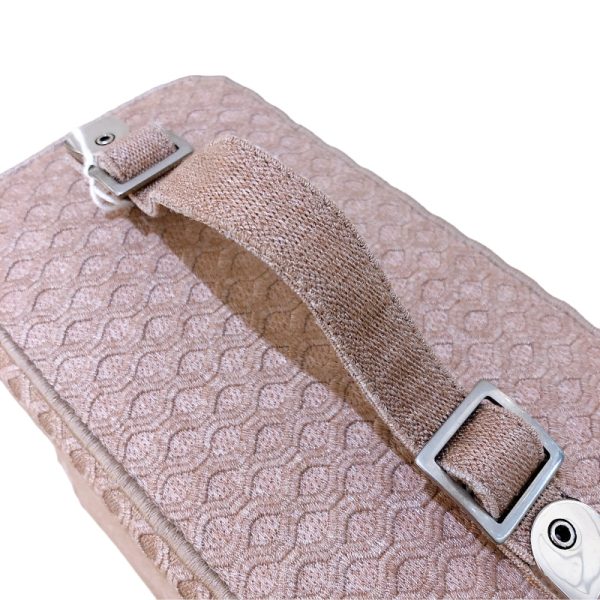 2300039716919 18 Christian Dior Canvas Vanity Bag Pink Silver