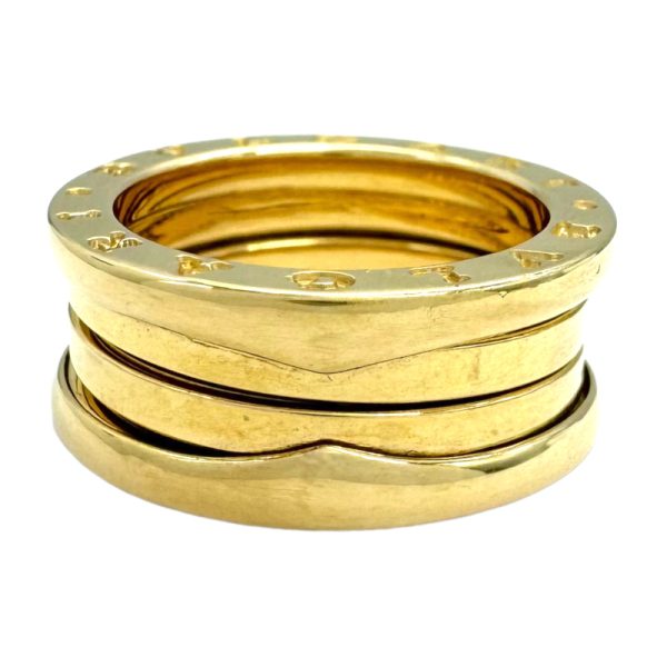 2300039813182 2 Bulgari 3 Band Yellow Gold Ring