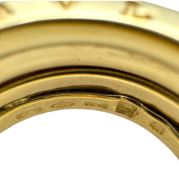 2300039813182 4 Bulgari 3 Band Yellow Gold Ring