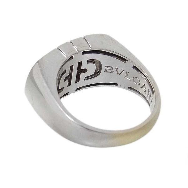 2300039814455 2 Bulgari Parentesi Diamond Ring White Gold