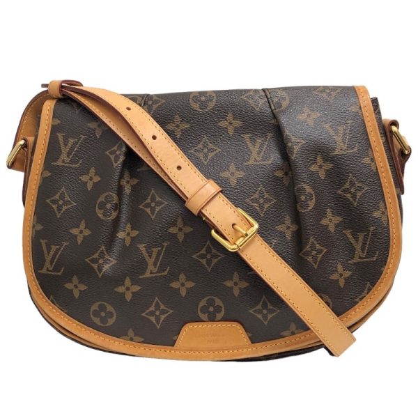 2300040154823 1 Louis Vuitton Menilmontant PM Shoulder Bag Brown